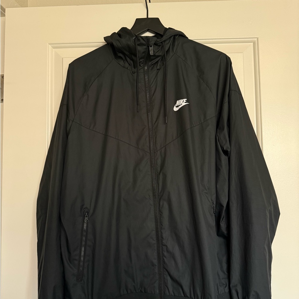 Nike Black Windbreaker Jacket